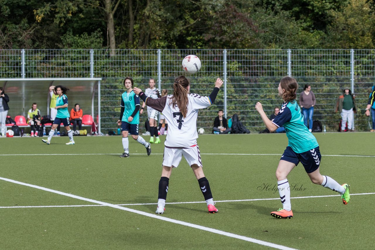 Bild 355 - B-Juniorinnen Wedel - St. Pauli : Ergebnis: 1:2